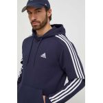adidas bluză bărbați, culoarea bleumarin, cu glugă, cu imprimeu   IJ6473