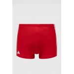 adidas Performance costum de baie 3 Stripes culoarea roșu HT2075