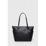 MICHAEL Michael Kors poseta de piele culoarea negru