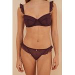 women'secret chiloti FEMININE LA VECINA RUBIA culoarea violet, transparent, 4216053