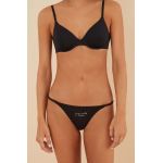 women'secret tanga THIRD ROUND culoarea negru, 876795