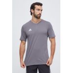 adidas Performance tricou Entrada 22 culoarea gri, cu imprimeu  HC0449