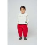 Bobo Choses cămașă din bumbac pentru bebeluși culoarea bej
