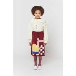 Bobo Choses fusta fete culoarea bordo, midi, evazati