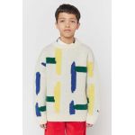 Bobo Choses pulover pentru copii din amestec de lana culoarea bej