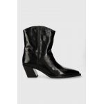 Vagabond Shoemakers cizme de piele ALINA femei, culoarea negru, cu toc drept, 5421.160.20