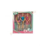 Set 3 papusi articulate 29 cm Engros