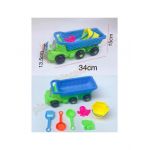 Set nisip - camion cu ustensile 7 piese Engros