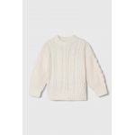 Abercrombie & Fitch pulover culoarea bej, călduros