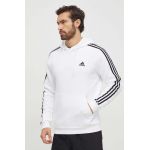adidas bluză bărbați, culoarea alb, cu glugă, cu imprimeu  IJ6476