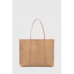 By Malene Birger poseta de piele culoarea bej