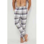 Hollister Co. pantaloni de pijama 2-pack barbati, culoarea gri, modelator