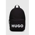 HUGO rucsac bărbați, culoarea negru, mare, cu imprimeu 50513014