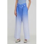 Stine Goya pantaloni de bumbac lat, high waist SG5624