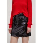 United Colors of Benetton fusta culoarea negru, mini, drept
