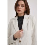 United Colors of Benetton sacou culoarea bej, un singur rand de nasturi, neted