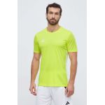 adidas Performance tricou de antrenament Tabela 23 culoarea galben, cu imprimeu IB4925