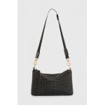 AllSaints poseta de piele Eve culoarea negru