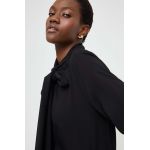 Answear Lab bluza femei, culoarea negru, neted