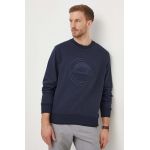 BOSS bluză x Porsche bărbați, culoarea bleumarin, cu imprimeu 50507788