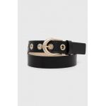 BOSS curea de piele femei, culoarea negru 50513003