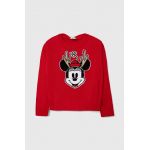 United Colors of Benetton pulover copii x Disney culoarea rosu, light