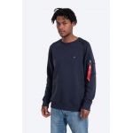 Alpha Industries bluză bluză Alpha Industries X-Fit Sweat bărbați, culoarea bleumarin, uni 158320.07-navy