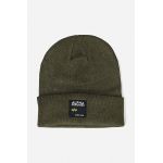 Alpha Industries căciulă Label Beanie culoarea verde 118934.369-green