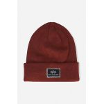 Alpha Industries căciulă X-Fit Beanie culoarea roșu 168905.184-red