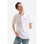 Alpha Industries polo de bumbac culoarea alb, uni 106600.09-white