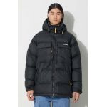 Columbia geacă Ballistic Ridge Oversized Puffer bărbați, culoarea negru, de iarnă, oversize 2011261-703