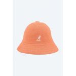 Kangol pălărie Bermuda Casual culoarea portocaliu 0397BC.PEACH-PEACH.PINK