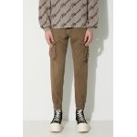 Alpha Industries pantaloni bărbați, culoarea maro