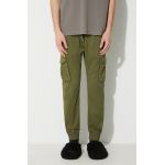 Alpha Industries pantaloni bărbați, culoarea verde