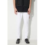 Alpha Industries pantaloni de trening culoarea alb, uni