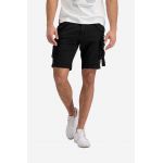 Alpha Industries pantaloni scurți Special OPS bărbați, culoarea negru 106254.03-black