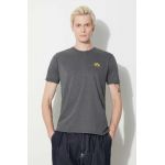 Alpha Industries tricou Basic T Small Logo bărbați, culoarea gri, melanj 188505.315