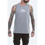 Alpha Industries tricou din bumbac Koszulka Alpha Industries Basic Tank 126566 17 culoarea gri 126566.17-grey