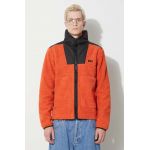 Helly Hansen bluză EXPLORER PILE JACKET bărbați, culoarea portocaliu, uni 53987
