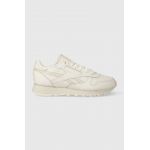 Reebok sneakers din piele Classic Leather culoarea bej