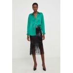 Answear Lab fusta culoarea negru, mini, drept