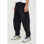 G-Star Raw pantaloni de trening din bumbac culoarea negru, neted