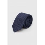HUGO cravată de mătase culoarea bleumarin 50509054