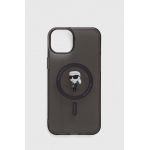 Karl Lagerfeld Husă pentru telefon iPhone 15 Plus 6.7 culoarea negru