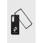 Karl Lagerfeld Husă pentru telefon Samsung Galaxy Z Fold5 F946 culoarea negru
