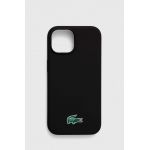 Lacoste Husă pentru telefon iPhone 15 6.1 culoarea negru