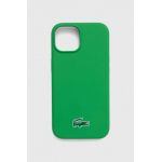 Lacoste Husă pentru telefon iPhone 15 6,1 culoarea verde