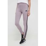 adidas colanți femei, culoarea roz, cu imprimeu IS3611