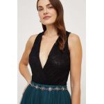 Answear Lab curea femei, culoarea argintiu