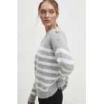 Answear Lab pulover de lana culoarea gri, light